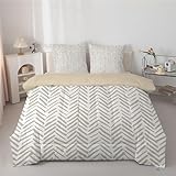 【Design Réversible et Sans Housse】Notre couette réversible allie praticité et élégance. Grâce à son design sans housse, elle combine couette et housse en un seul produit, éliminant le besoin d'une housse séparée. Son imprimé moderne et épuré permet de changer facilement de style en un simple retournement, pour une touche déco raffinée dans votre chambre