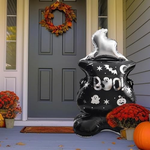 Image of Rozi Decoration Halloween Party Foil Balloon Set - 1pc Pumpkin Self Standing Giant Balloon for Happy Halloween Decorations