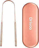 Raspador Limpador De Língua Com Estojo Inox