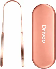 Raspador Limpador De Língua Com Estojo Inox