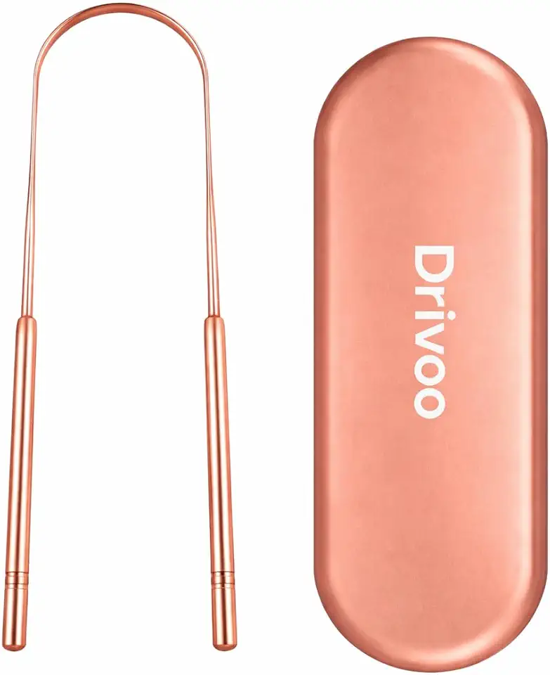 Raspador Limpador De Língua Com Estojo Inox