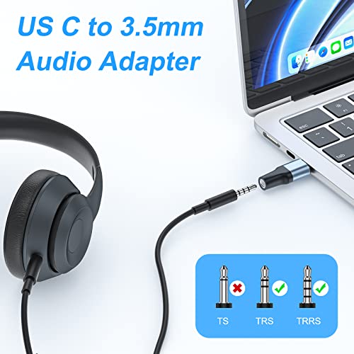 Magnetic Usb C To 3.5Mm Audio Adapter, Usb Type C Headphone Jack Adapter Aux Converter With Dac Chip Compatible With Samsung Galaxy S22 S21 S20 Ultra, Note 20 10, Pixel, Ipad Pro, Macbook And More #TOP4