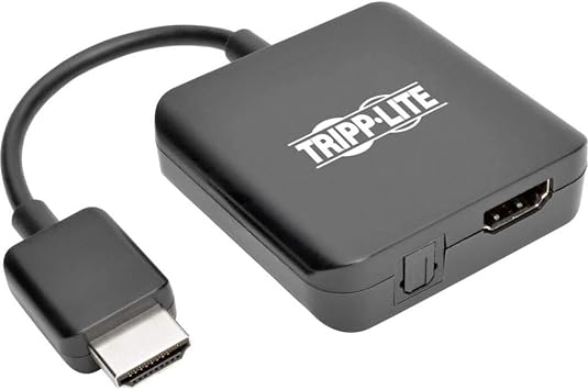 Tripp Lite HDMI Audio De-Embedder / Extractor with Built-In HDMI Cable UHD 4K x 2K P130-06N-AUDIO
