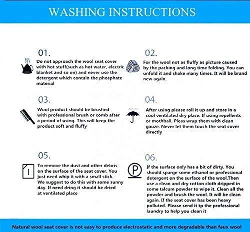 Gracefur Sheepskin Car Seat Cover Genuine Wool Seat Cover Fluffy Fur Front Seat Covers Fits Cars, Trucks, Suv, Or Van (Grey Tips) #TOP7