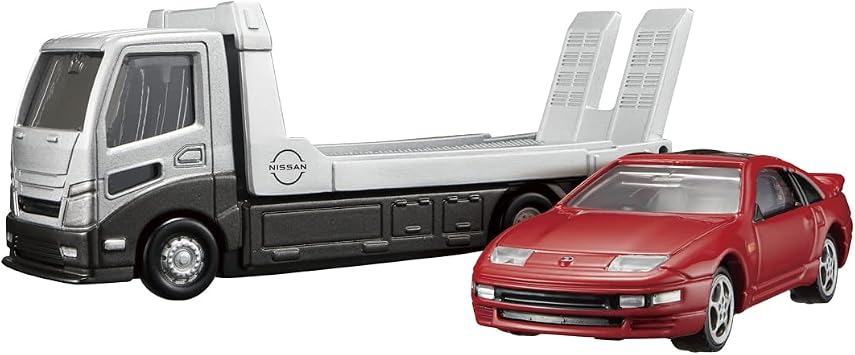 Takara Tomy Tomica Premium Transporter Nissan Fairlady Z 300ZX Twin Turbo, Mini Car, Toy for 6 Years and Up, Boxed, Toy Safety Standards Passed ST Mark Certified, Tomica