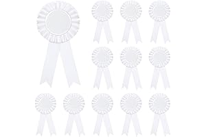 12 Pieces Best Costume Award Ribbons Blank Award Ribbon 1st Place Rosette...