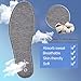 2 Pair -Shoe Inserts for Womens Memory Foam Insoles,Replacement Insoles for Work Boots Running Shoes, Cushion Shock Absorbing for Foot Pain Relief, Comfort Breathable Inner Soles 39EU,US8