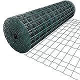 Schweißgitter-Gartenzaun verzinkt und grün beschichtet, maschendrahtzaun, verzinkt und PVC beschichtet grün.