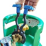 Facile à utiliser: cette clé multifonctionnelle a un outil de libération de réservoir qui le rend facile à utiliser. Il a également des déflecteurs internes et externes qui offrent une double protection et empêchent le glissement de la clé et du patin