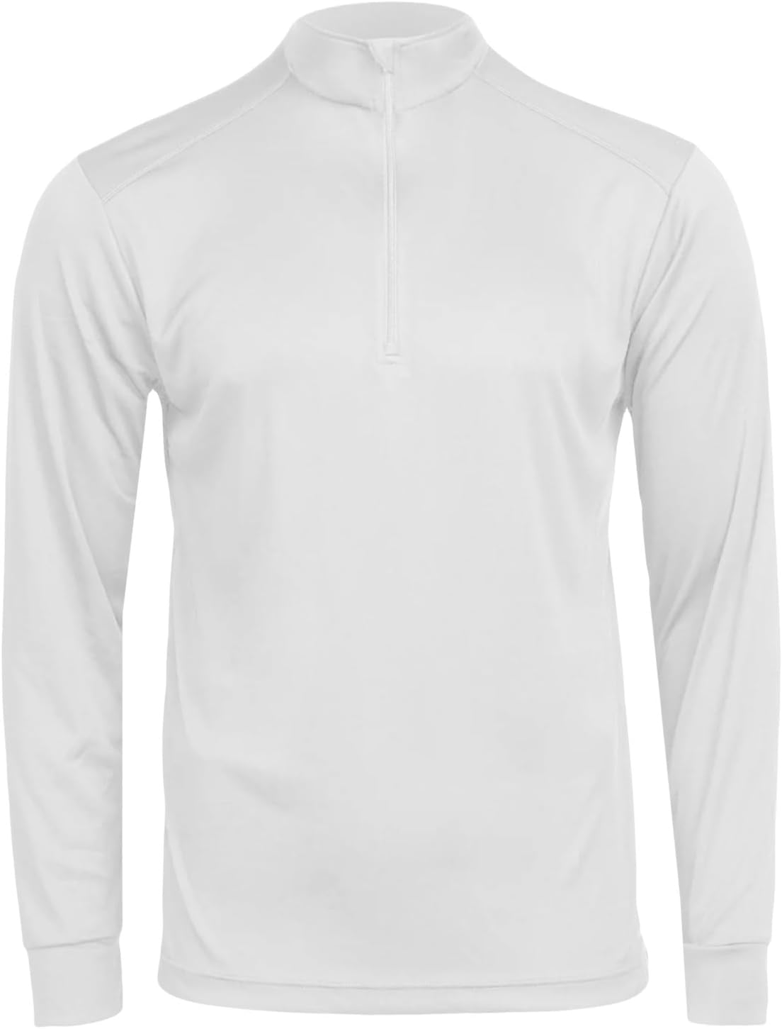 Hot Chillys Men's Peach Skins Solid Zip-T Lightweight Relaxed Fit Base Layer Top | Thermal Long Sleeve Shirt for Men