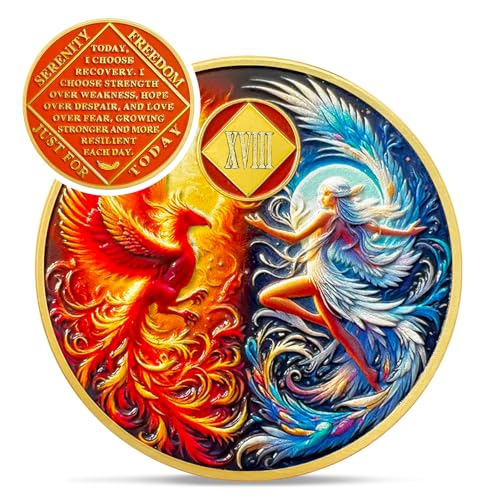 Phoenix Fairy 18 Year Na Medallions - Sun and Moon