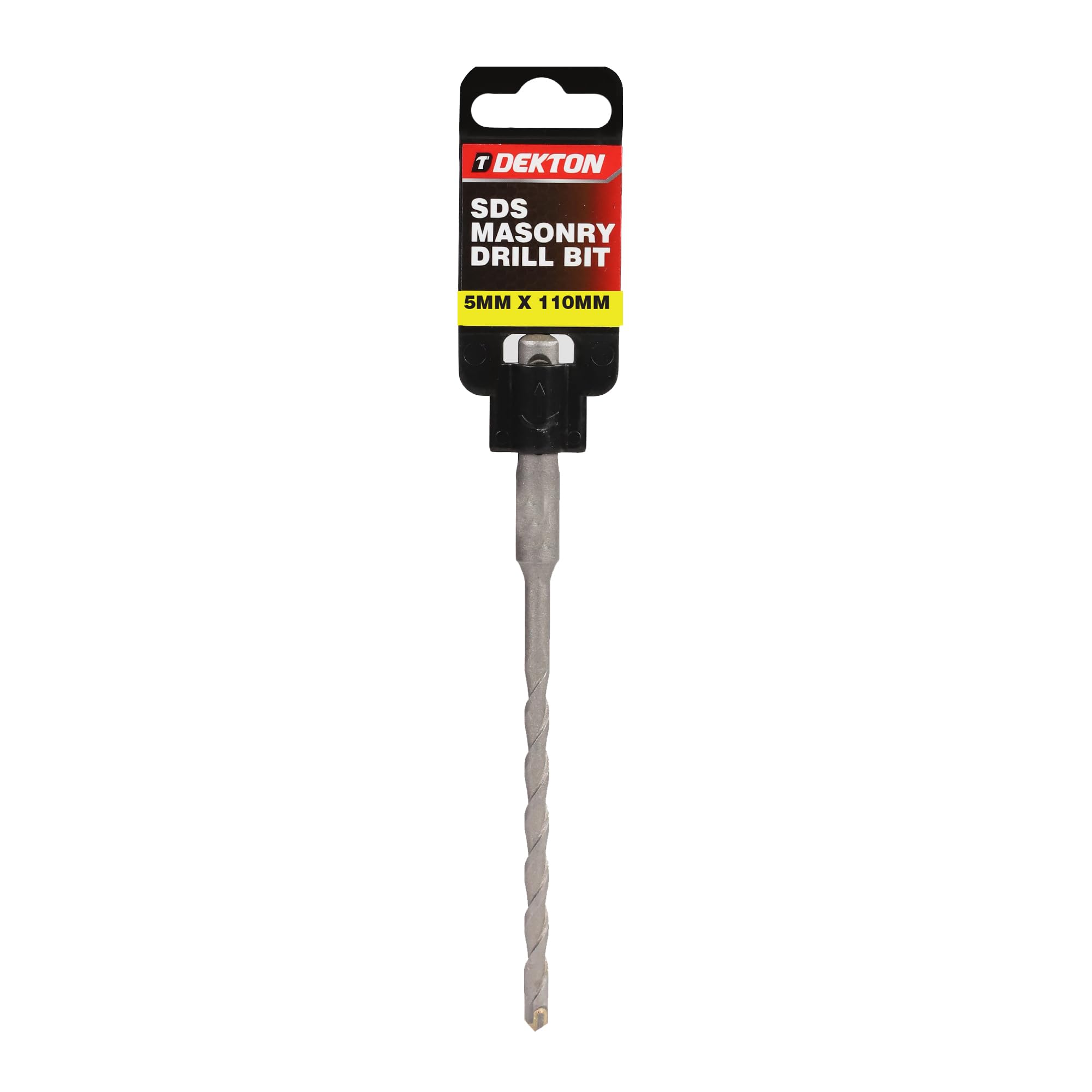 Dekton SDS Masonry Drill Bit 5mm x 110mm | Heavy Duty for Block, Brick & Concrete | Precision Drill Bit for Accurate Holes | Durable Construction for Tough Materials | Ideal for Professional & DIY Use