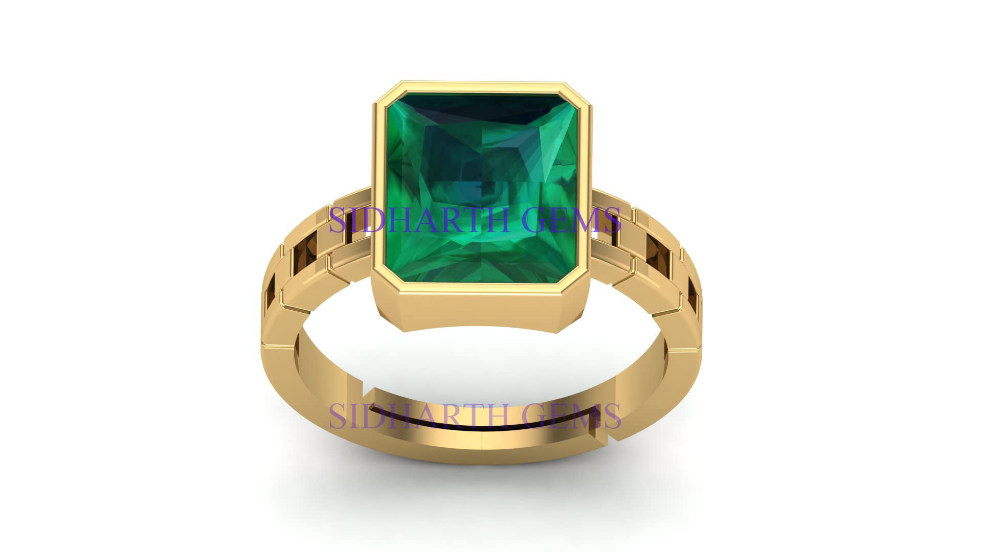 SIDHARTH GEMS 3.00 Ratti Natural Emerald Ring (Natural Panna/Panna Stone Gold Ring) Original AAA Quality Gemstone Adjustable Ring Astrological Purpose for Men Women by Lab Certified (B0BBGLX3VP) Amazon Price History, Amazon Price Tracker