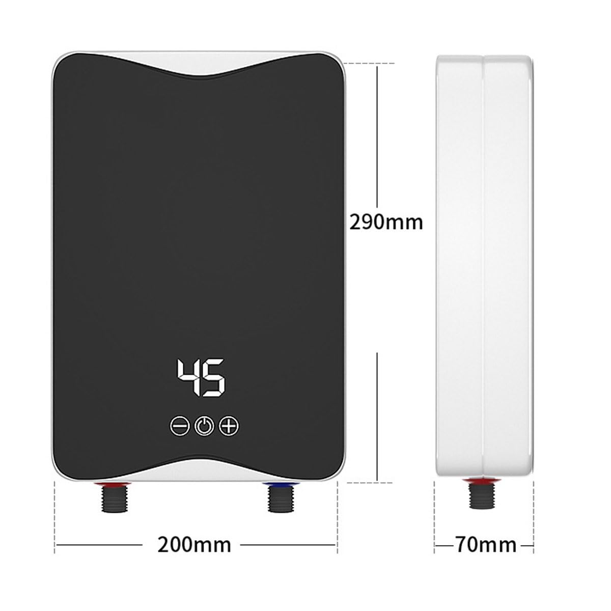 電気温水器 カセットガス供給器 即熱式恒温給湯器 防水防湿 LEDタッチパネル Amazon.co.jp: 電気温水器 カセットガス供給器 即熱式恒温給湯器
