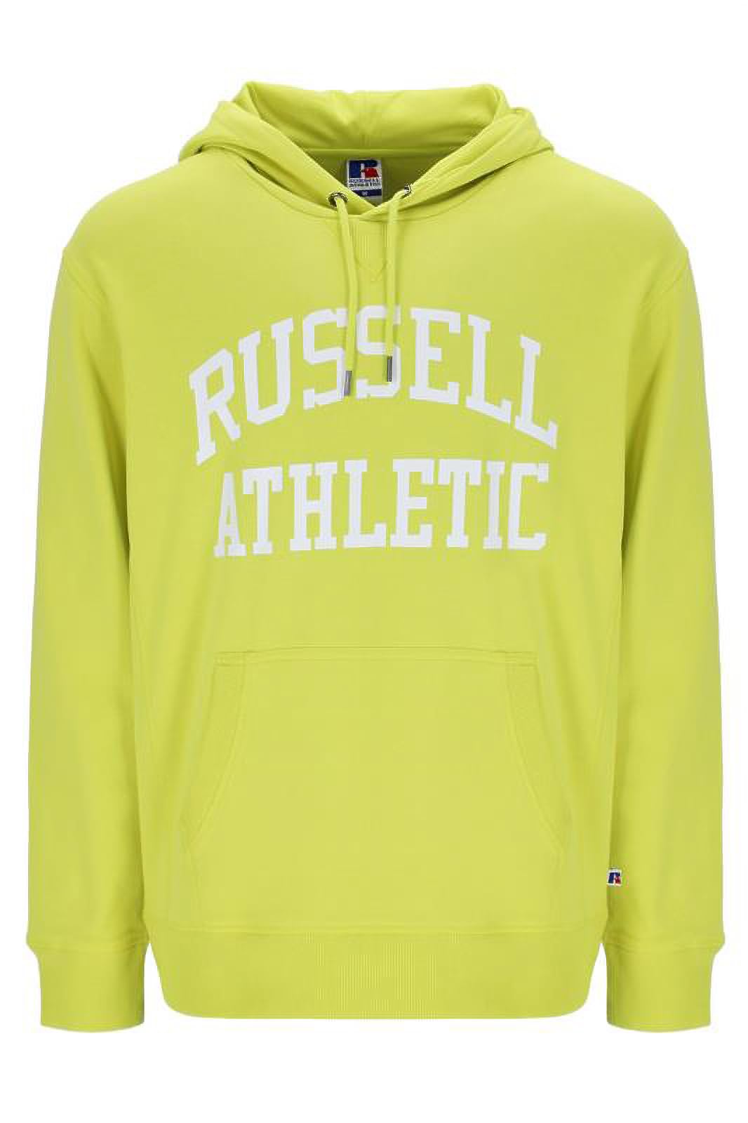 Russell Athletic Mens Iconic Hoody Sweat Shirt Nuring Tunic, Limeade, XL EU