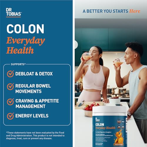 Dr. Tobias Colon Everyday Health & Colon 14 Day Cleanse – Psyllium Fiber Powder Drink with 4g Psyllium Husk per Serving & Herbal Cleanse Capsules – Supports Gut Health, Regularity & Digestive Detox - Image 6