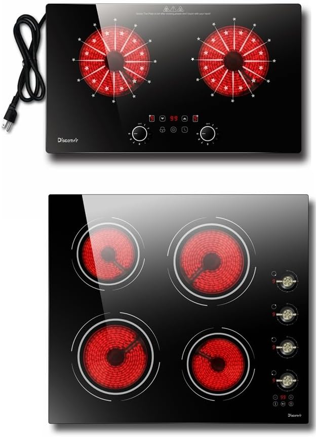 24 Inch Electric Cooktop 110V and 220V
