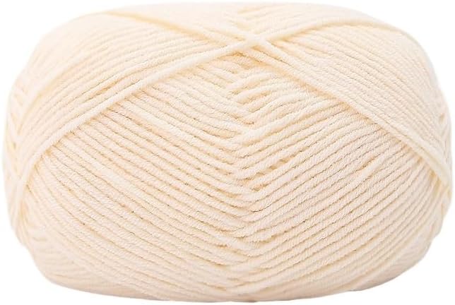 Cotton Yarn for Crocheting 5 Rolls 40g 4-Ply Blended Craft Thread(29)