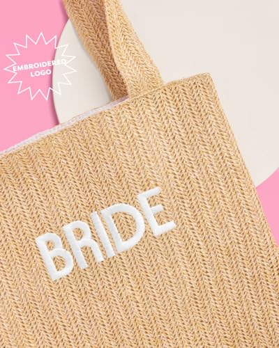Bolso tote de playa para novia miniatura 4