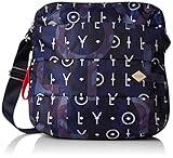 Oilily Damen Ruffles Shoulderbag Mvz Umhängetasche, Blau (Dark Blue), 8x25x26 cm
