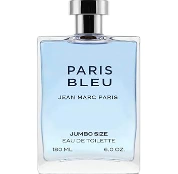 Paris Bleu Eau de Toilette Spray 6 oz Jumbo Size Fresh & Masculine Scent No Box