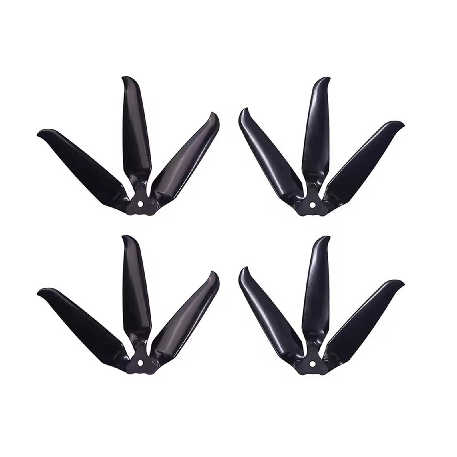 4 pares F9046 F8041 F7036 hélice plegable de 7 pulgadas CW CCW 2 hojas/3 hojas fibra vidrio Nylon Compatible for Dron RC largo alcance(F1307 Metal Clip)