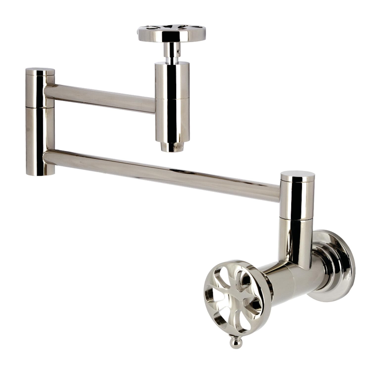 Remplissage de pot de prestige Kingston Brass Belknap fini nickel poli