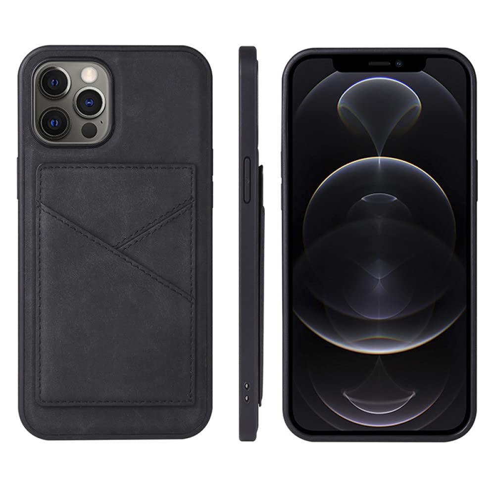 Coque en cuir portefeuille iPhone 12 Pro Max pour le quotidien - 5