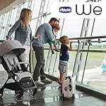 Chicco We Buggy, faltbar, ultraleicht, von 0 Monaten bis 22 kg, neigbarer Reisebuggy, mit Schlafposition, gepolsterte Schultergurte, kompakt, Hülle und Regenschutz – Cyclamen, Zyklamen