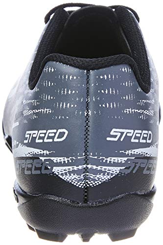Chuteira Society Speed V Jr, Umbro, Criança Unissex, Preto/Grafite/Branco, 30