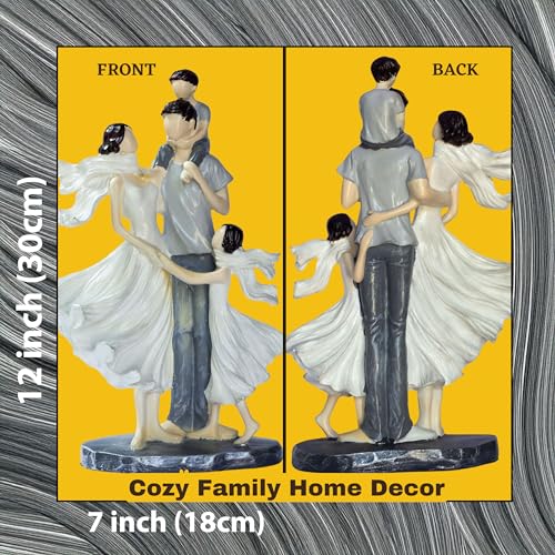 Elegant Gold Couple Figurine – Romantic Poly-Resin Sculpture for Home Décor, Anniversary, and Valentine’s Day Gift – Intricately Designed Love Statue (White) — photo — 4 of 9