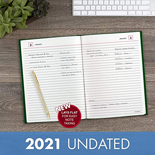 At-A-Glance Standard Diary Undated Daily Reminder, 6 X 8.75 X 1-Inches, Green (Sdu389-03) #TOP1
