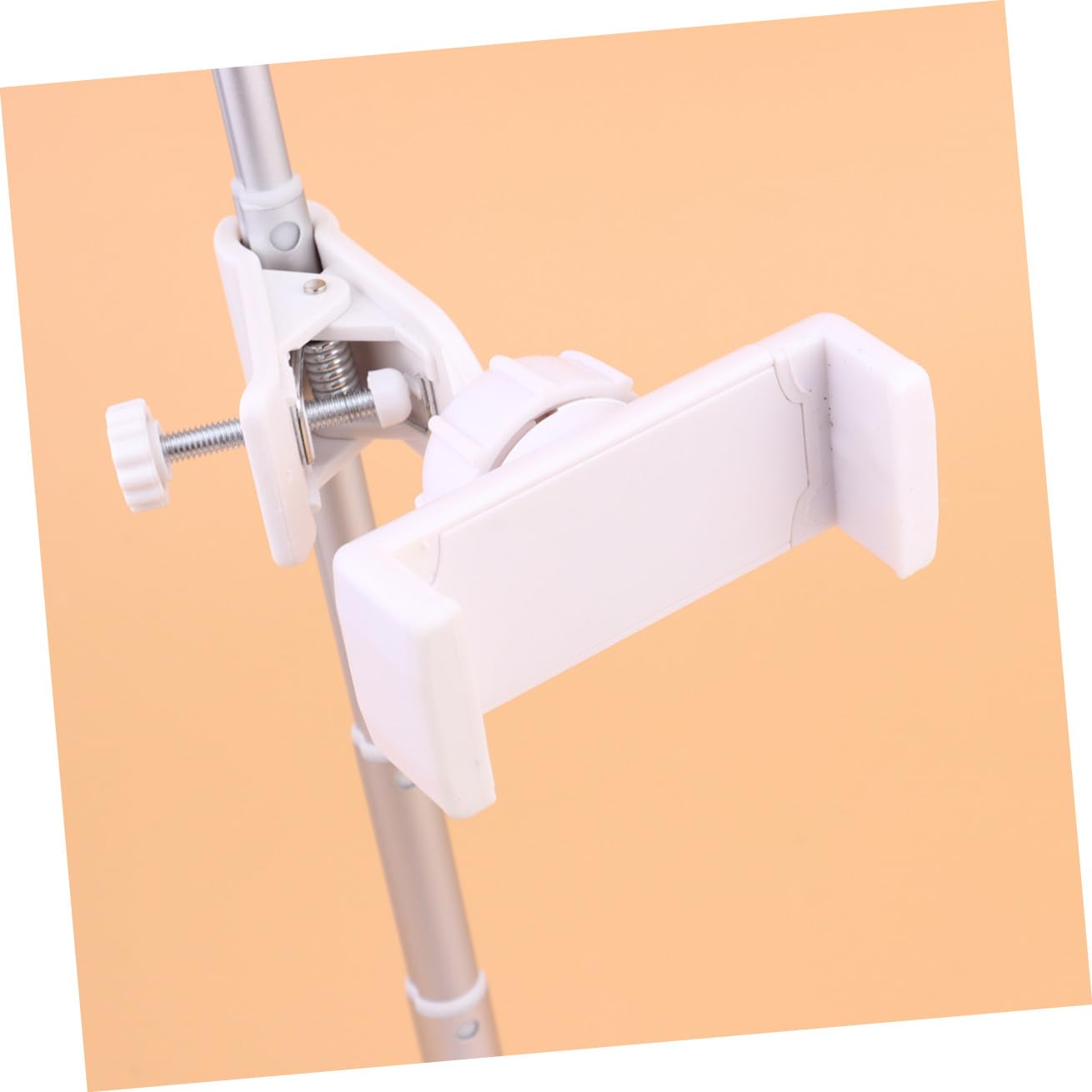 Lampada da Tavolo LED con Luce ad Anello per Selfie e Trucco Supporto Regolabile per Cellulare Multifunzione con Controllo Luminosità per Video Fotografia e Makeup
