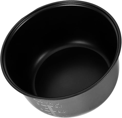 Tofficu Olla de cocina interior de aleación de aluminio de 3 litros, contenedor interior de tanque de repuesto para olla de arroz, cuenco de arroz,