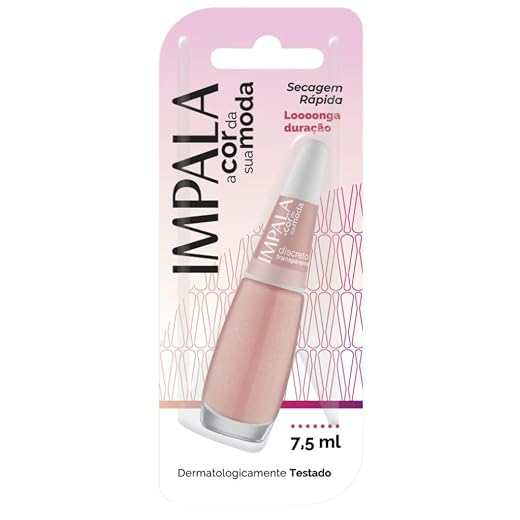 IMPALA ESMALTE BLISTER COR DA MODA TRANSP DISCRETO
