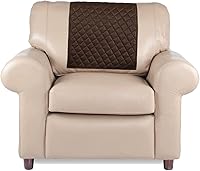 Vista 17 de D DOLLY LAMB Funda de cuero para reposacabezas de silla reclinable, sofá, sofá biplaza, protector de muebles, funda para asiento de teatro, funda