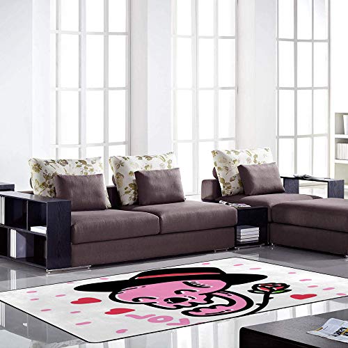 Tapis de maison grand format salon tissu polyester moderne - 4