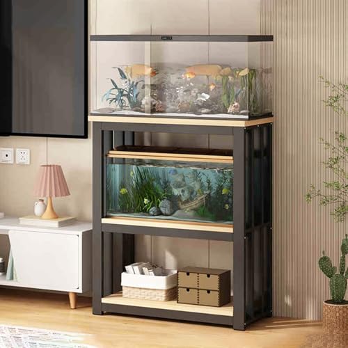 Support d'aquarium à cadre métallique robuste pour terrarium