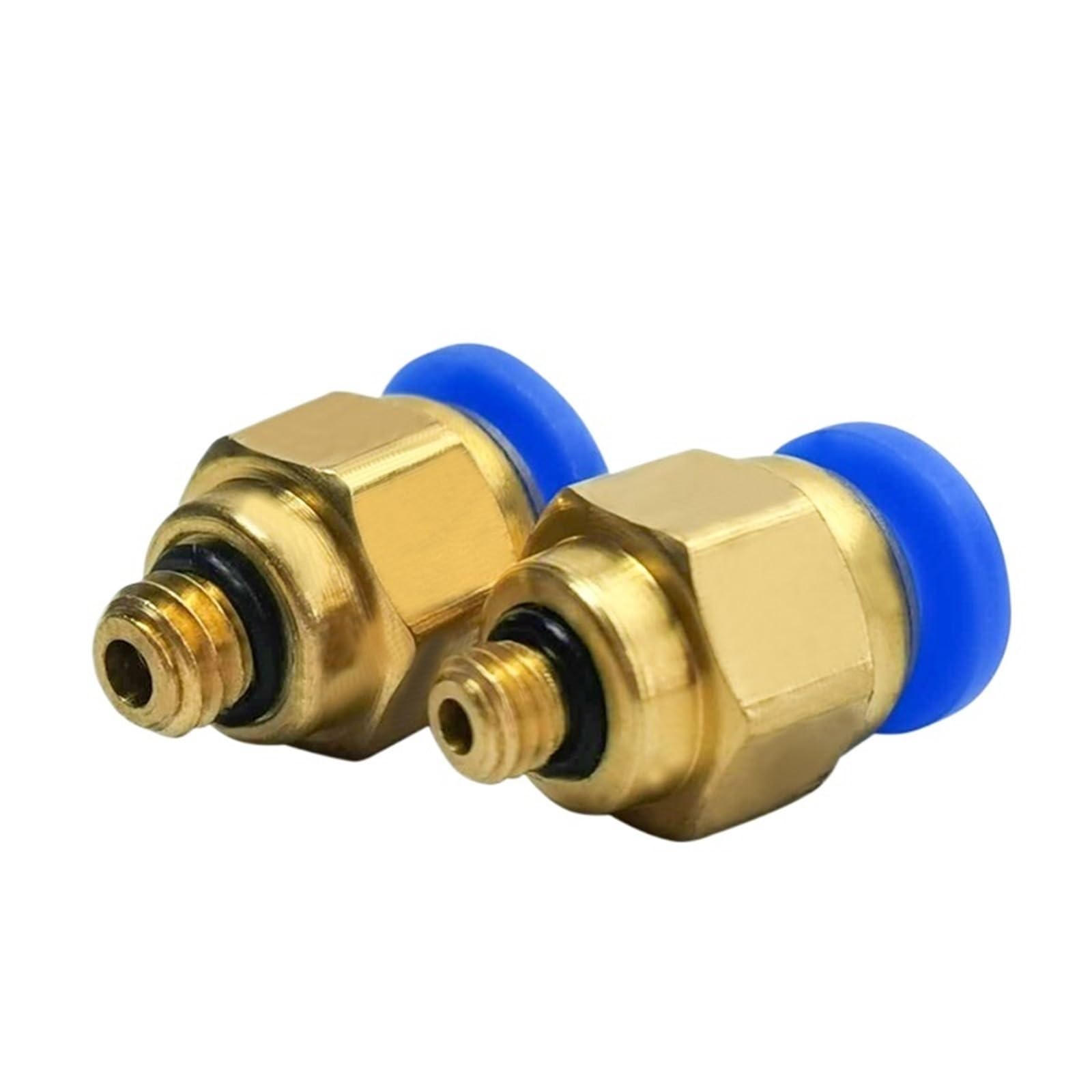 100pcs PC6-M6, 6mm to M6 Pneumatic Connectors Straight Fittings