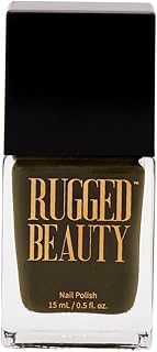 21-Free Formula Nail Polish for the Active Lifestyle, USA Made, Quick-Drying, Long-Lasting, Chip-Resistant Formula, Vegan, Cruelty-Free. Camo (green nail polish), 0.5 fl. oz.