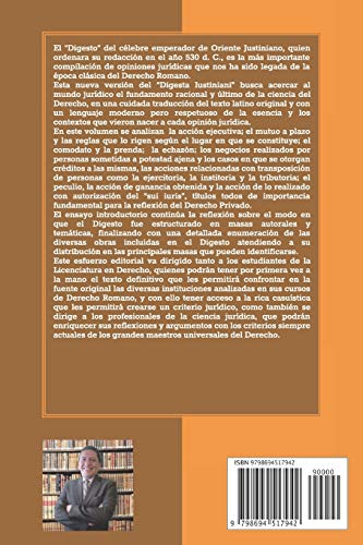 Libros 13 a 15 del Digesto de Justiniano: Texto latino-español y ensayo introductorio