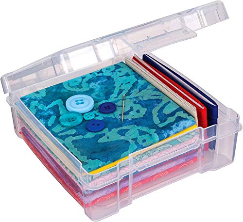 ArtBin 6953AB ClearView 6" x 6" Box Art & Craft Organizer, [1] Plastic Storage Case, Clear - Thumbnail 2