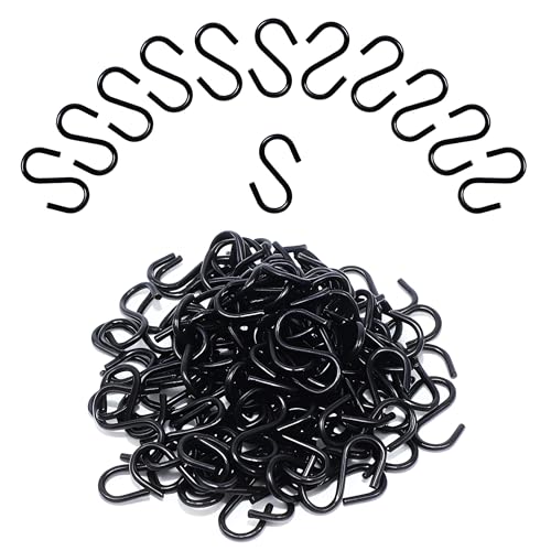 Tingheng Small S Hooks Black