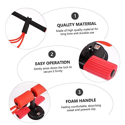 Balacoo 2 Peças Tensor De Ventosa Sit-up Assist Sucção De Equipamento Sentado Barra De Treino Abdomi