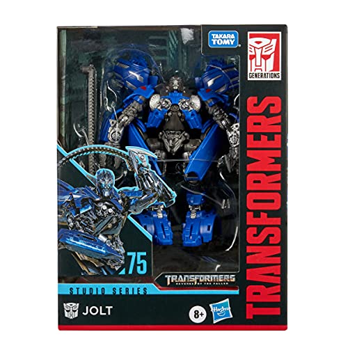 Transformers Toys Studio Series 75 Deluxe Class Revenge Of The Fallen Jolt Action Figure - Ages 8 And Up, 4.5-Inch #TOP2