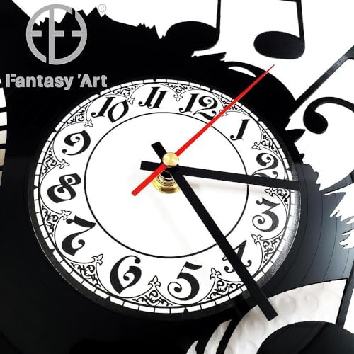 Horloge murale vinyle originale, le cadeau déco 3D idéal pour vos proches - 3