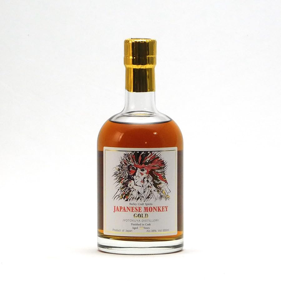 Amazon.co.jp: 常徳屋 JAPANESE MONKEY GOLD 38度 500ml 大分 常徳屋
