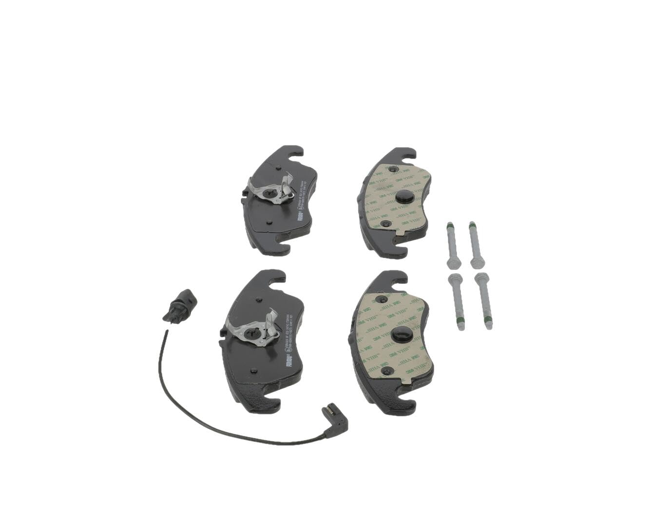 FERODO Plaquettes de freins Avant contact de signal d'usure inclus Épaisseur 18,9mm avec accessoires FDB4044 Compatible avec AUDI A4 B8 Avant 8K5 Q5 8RB A6 C7 Avant 4G5, 4GD A5 B8 Coupé 8T3