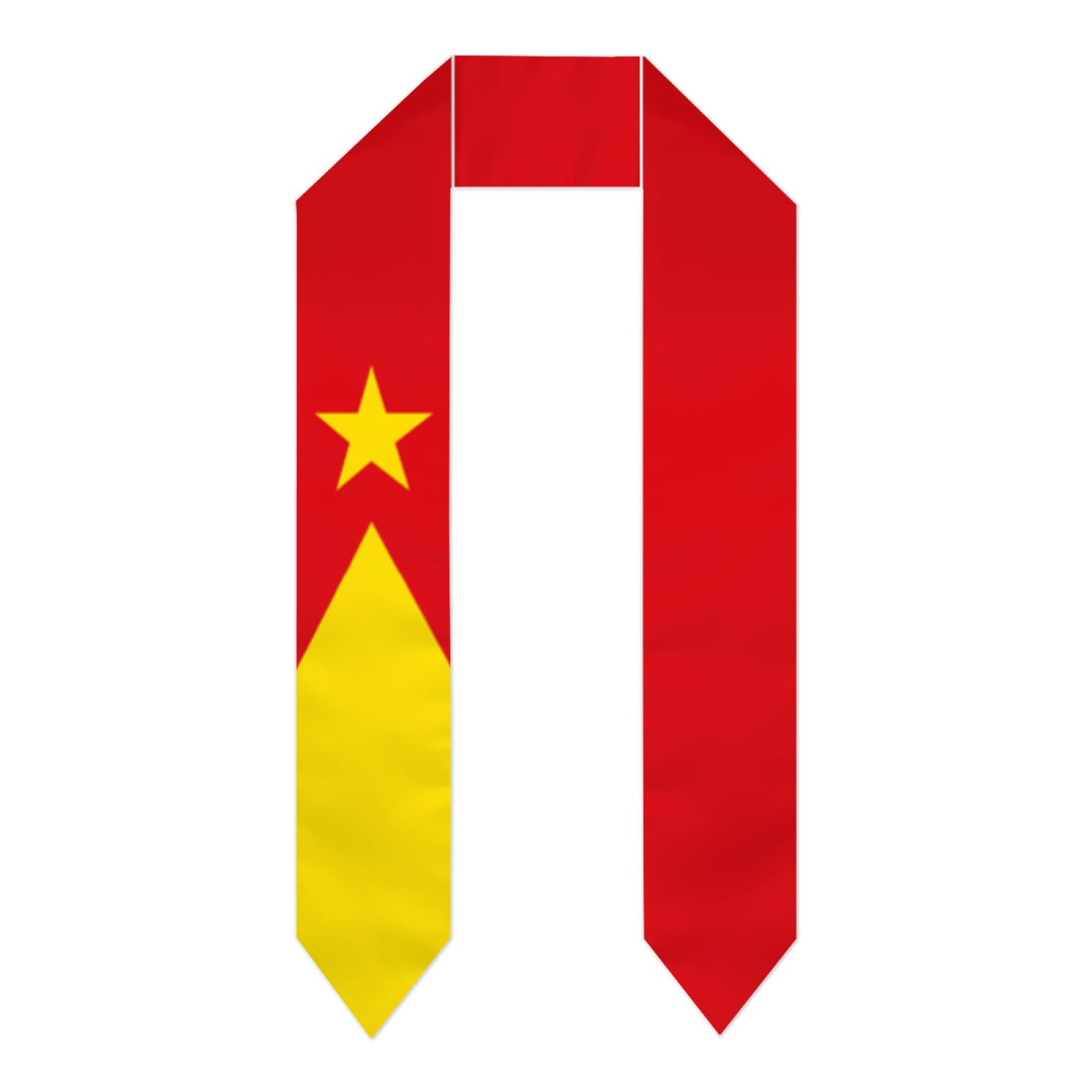 Ahdyr Unisex Tigray Flag Graduation Stole Sash Scarf Shawl For Student International Study Class Of 2025 Graduate