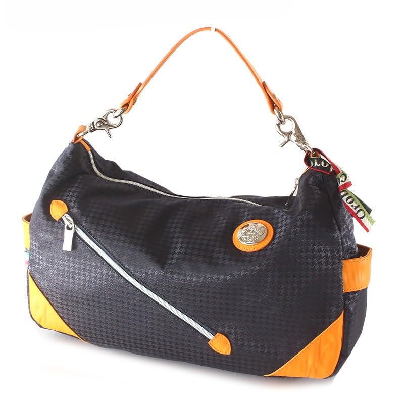 Amazon | [オロビアンコ] ショルダーバッグ 2way 千鳥ナイロン 本革